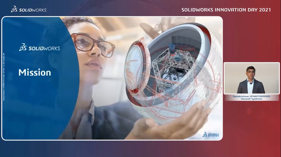 SOLIDWORKSIndia's tweet photo. Mr. Ramakrishnan Venkataraman, Director, #SOLIDWORKS &amp; 3DEXPERIENCE Works, Dassault Systèmes India Pvt Ltd., welcomes attendees with an exciting opening address at #SWX2022 Launch! Login now https://t.co/f5Yum7kzVi 

#VirtualEvent #SOLIDWORKS2022 #3DEXPERIENCEWorks https://t.co/ZNcoAl7jE5