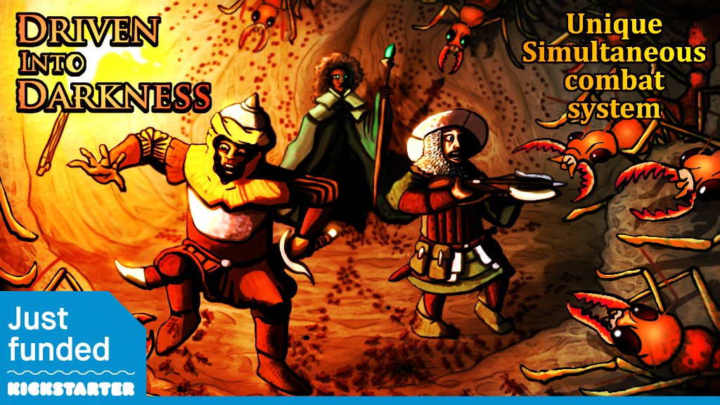 DrivenInto's tweet image. Kickstarter Update 6 days to go! 
Support Driven into Darkness an #indieTTRPG with $1 on #Kickstarter drivenintodarkness.itch.io/driven-into-da… #indiegames via @DrivenInto kickstarter.com/projects/drive…
#indiegame #indiedev #IndieGameDev #dnd #freegame #rpg #ttrpgsolidarity #ttrpgs #indiegames #ttrpg