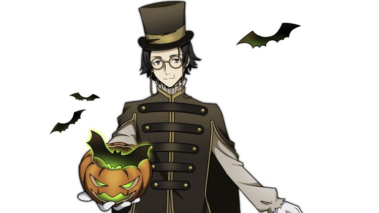 MeganeOfTheDay's tweet photo. The festive megane of the night is  S akaguchi  A ngo  from “Bungou Stray Dogs”!🎩✨ https://t.co/DnhM6jRdOB