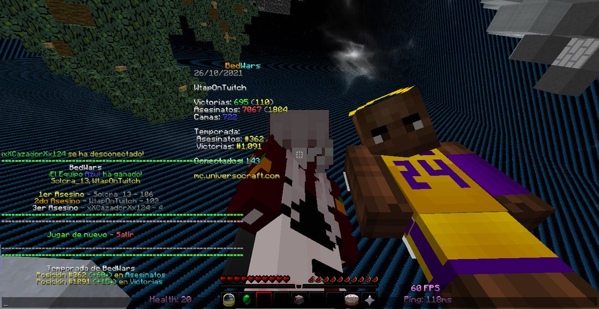 wtap__'s tweet photo. No sé cuantos spawnkills llevo esté mes pero aquí va otro, enseñándoles a los morrillos que no sean tryhards y que respeten la vieja escuela w/@Solcra_Music en la cuna de las perritas @MCUniversoCraft 🤑🧨 https://t.co/EOfHMDdMXo