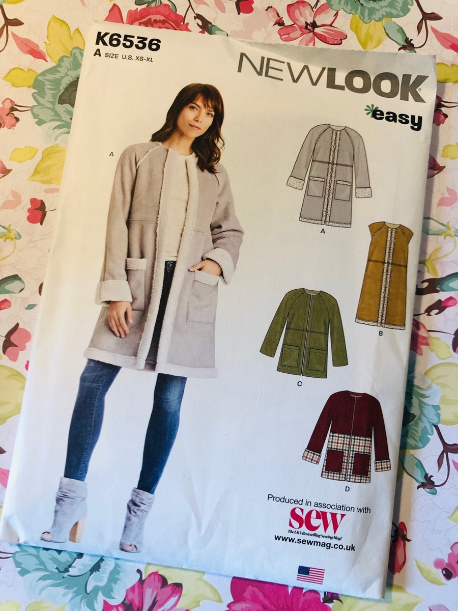 WatsonsVintage's tweet photo. A FABULOUS Autumn/Winter Fashion Pattern in my #etsyshop : Uncut 2020 New Look 'Five Sizes In One' Sewing Pattern No K6536 Ladies Edge To Edge Jackets in Four Variations #SizesXS -XL #SupplyPattern https://t.co/rfsEgm7LE1 #NewLook #EasySewPattern #LadiesJackets #EdgeToEdgeStyle https://t.co/ei6v4X0z8w