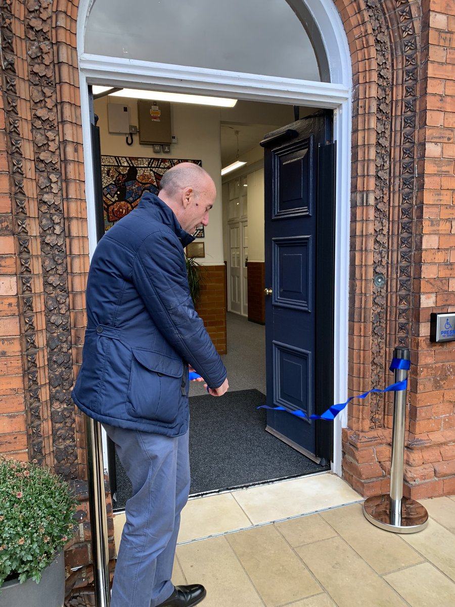 SJNBrigg's tweet photo. Thank you to Cllr Waltham MBE for cutting the ribbon and declaring the School House entrance on Grammar School Road ‘officially open’. A small selection of representative guests attended. Thank you to all who have supported us in getting to this momentous occasion. https://t.co/3kn6STQkvz