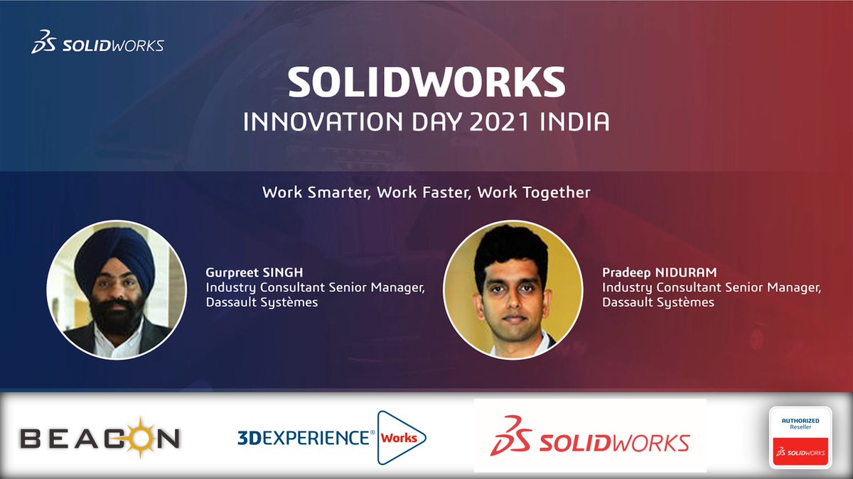 vivekpanicker91's tweet photo. Mr. Gurpreet SINGH (@gurpreets2012) - Industry Consultant Sr Manager &amp; Mr. Pradeep NIDURAM (@pradeepniduram) - Industry Consultant Sr Manager, @3DSIndia on how to Work Smarter, Work Faster, Work Together

#SWX2022 #SOLIDWORKS2022 #3DEXPERIENCEWorks @SOLIDWORKSIndia @BEACON_India https://t.co/bvMeTCcrBg