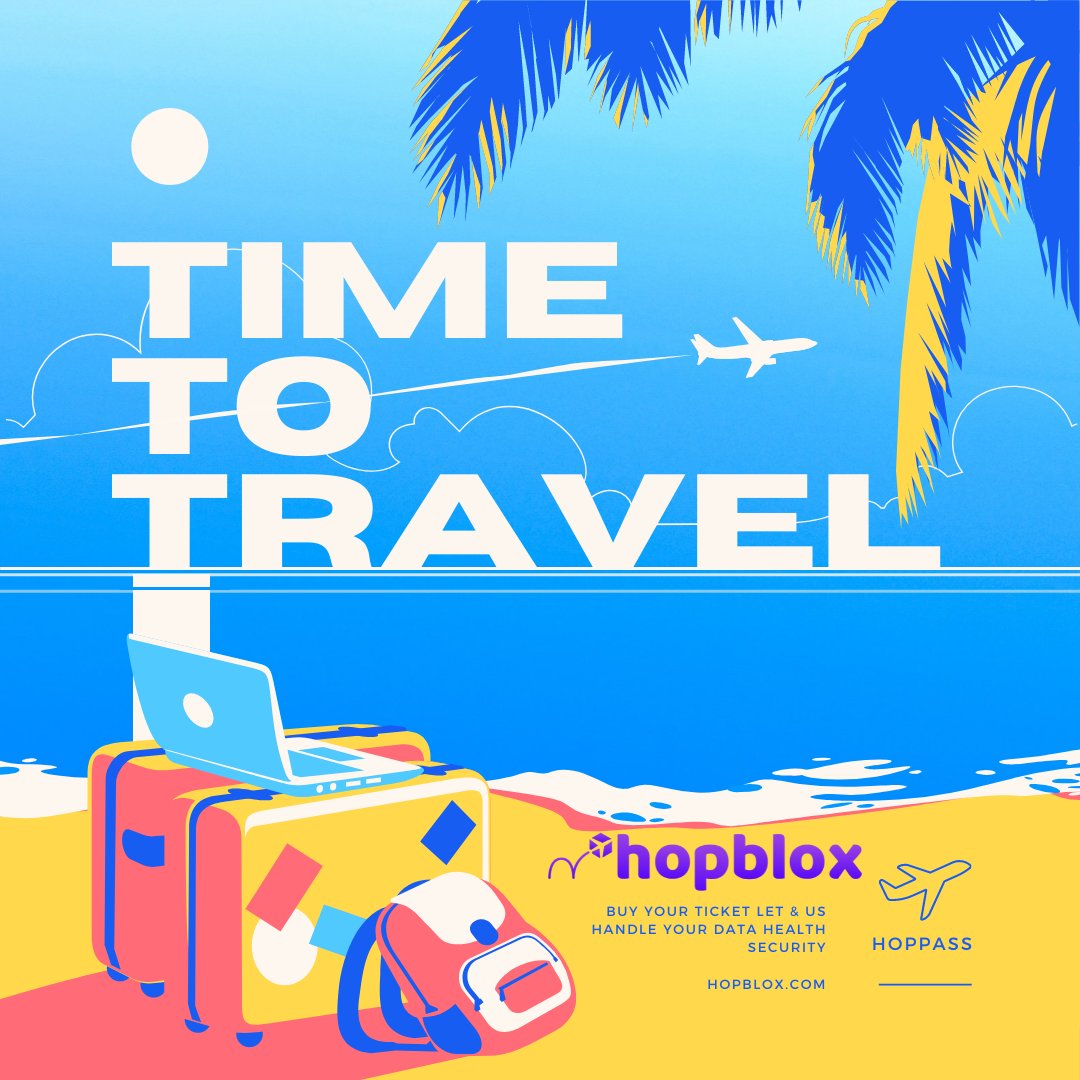 Dull days are over! 🏖️

It's to reactivate the economy, travel, have fun, and do it all most securely and efficiently possible with #HopPass - Your one-stop health platform to travel the world! 🌏

Let's protect each other! 
🟣Register at hopblox.com