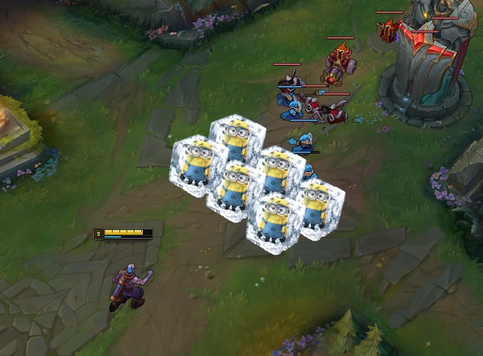 Riot_Nasus's tweet photo. Freezing the minion wave or something, idk I don't play league of legends https://t.co/n3JfywXqXD