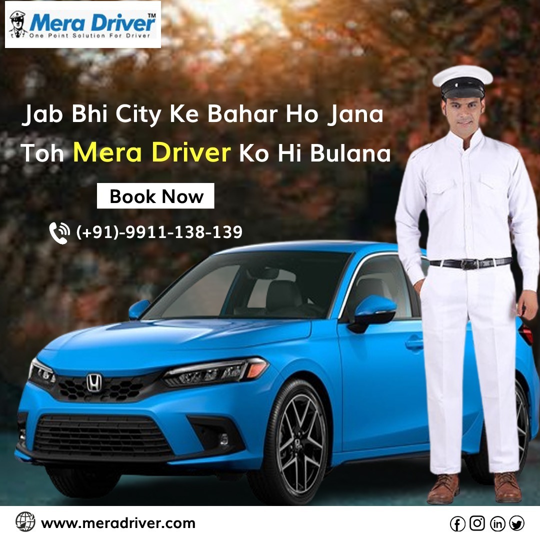 🚕Book a proficient driver from our well trained and experienced drivers🚕

Hire drivers for outstation🚗 We ensure the best of services to all our clients💫

To Hire a Driver for outstation with #meradriver🙏

Call on 📲 +91-9911138139 
Visit us: 🌐 meradriver.com