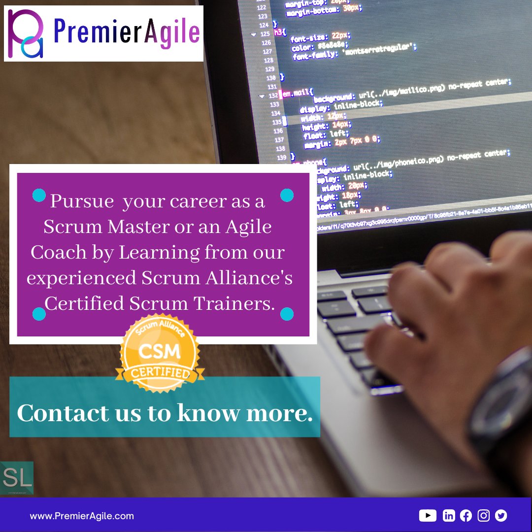 PremierAgile's tweet photo. Contact us to know more! 
@sureshkonduru77
.
.
.
#scrumteam #scrummasters #scrumcoach #scrumconsulting #CSPO #CSM #scrumagilemindset #scrumagilecertification #scrumagileprogram #scrumagile #agile #scrum https://t.co/wGWRyEpCQD