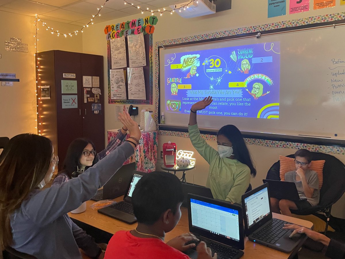 mil_fertitta's tweet photo. Today's #restoritivepractice was a 2-Minute Connect focusing on kindness and building class community! Students embraced one another's ideas and thoughts in a positive and reflective way! #teamwork #Pearsonpeople #PatriotStrong #redribbonweek @FISD_PearsonMS @friscoisd https://t.co/sXBpnTU5hp