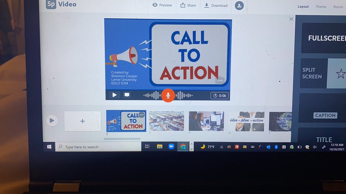 MsCooperTx's tweet photo. It was my first time using AdobeSpark and it certainly won’t be my last! Much easier than iMovie and user friendly! I think I’ll make a video each week now!
#adobe  #AdobeMAX  #edtech #innovation https://t.co/FCumECWm0B