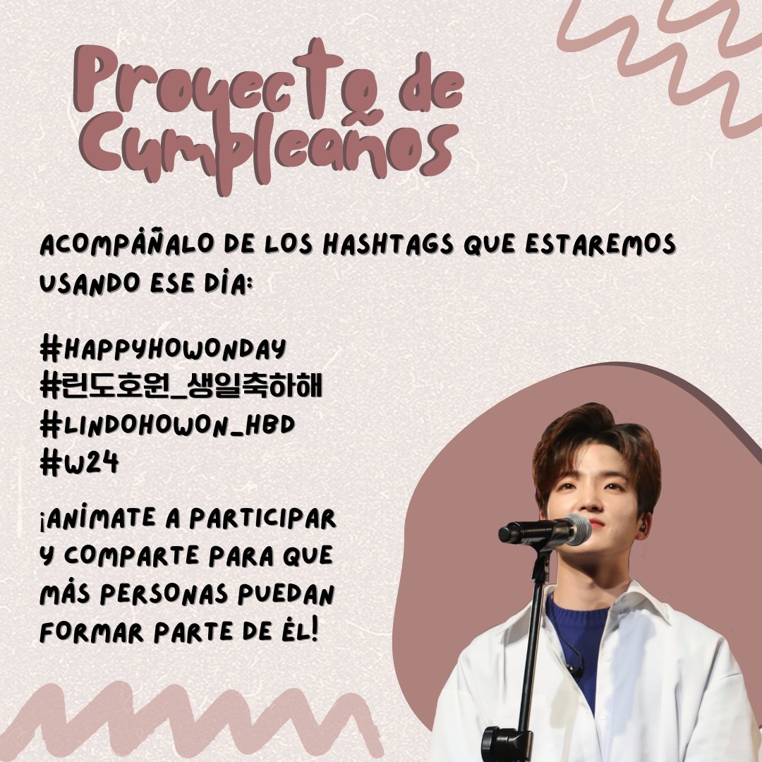 yulistar_JB's tweet photo. 🔊【 HAPPY HOWON DAY: PROYECTO DE CUMPLEAÑOS 】#W24LatinProject

💜 Atención EVERY! 

¡EVERY 💜 Te invitamos a formar parte de este proyecto para celebrar el cumpleaños de Howon!

#HappyHowonDay 
#린도호원_생일축하해
#LindoHowon_HBD
#W24 

@Band_W24hours https://t.co/vWfG3MzNxq