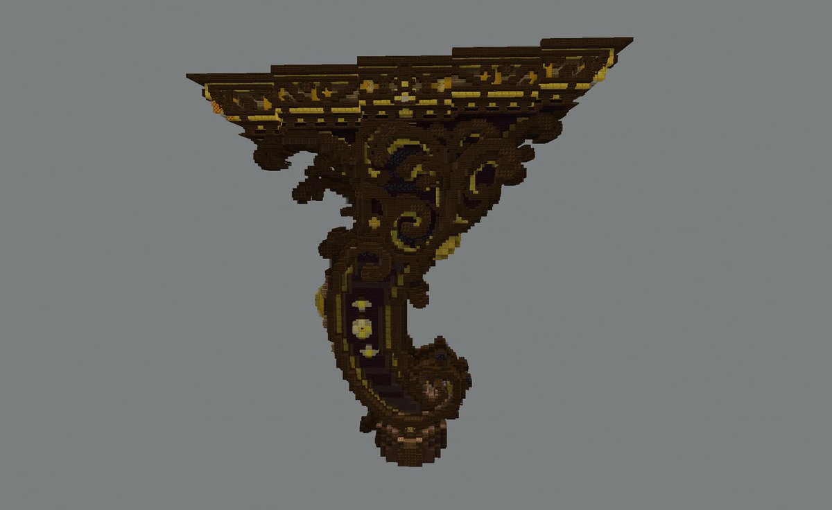 Dr__Bond's tweet photo. Some detail work on a Rococo piano leg!
Full project coming late December

#minecraft 🎵 https://t.co/O9JabxBM4n