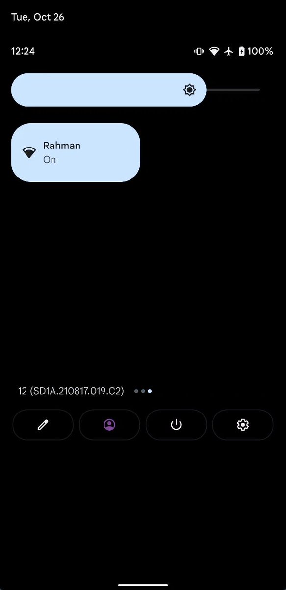 MishaalRahman's tweet photo. Oh wait, really? I didn't know that. That actually means the WiFi QS tile is still there in Android 12, which also means it's trivial to restore it.

Just run this ADB command:

settings put secure sysui_qs_tiles "$(settings get secure sysui_qs_tiles),wifi" https://t.co/mcskUfU3Ig