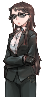 きしめんヘアわりと好きで探索者デザインに取り入れがち 