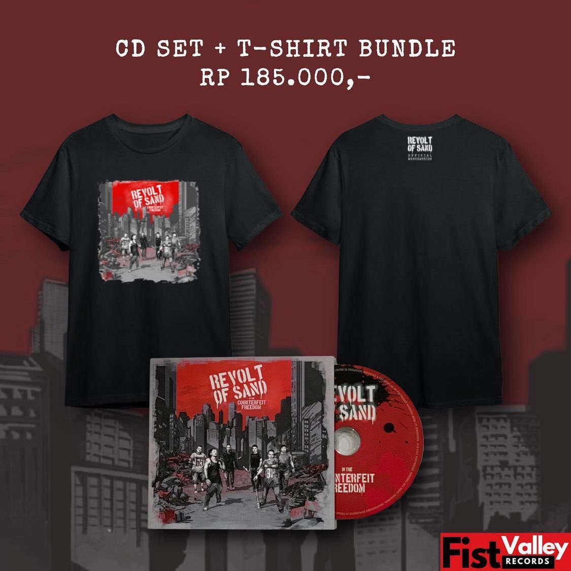'In The Counterfeit Freedom' bundle are available now on FistValley Records.

go grab yours! 🔥