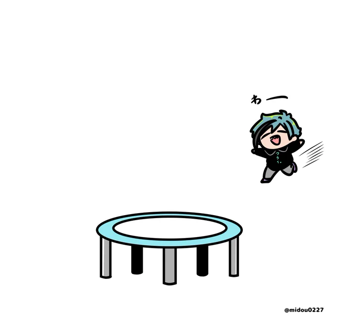 ちびフロが跳んだ🦈 