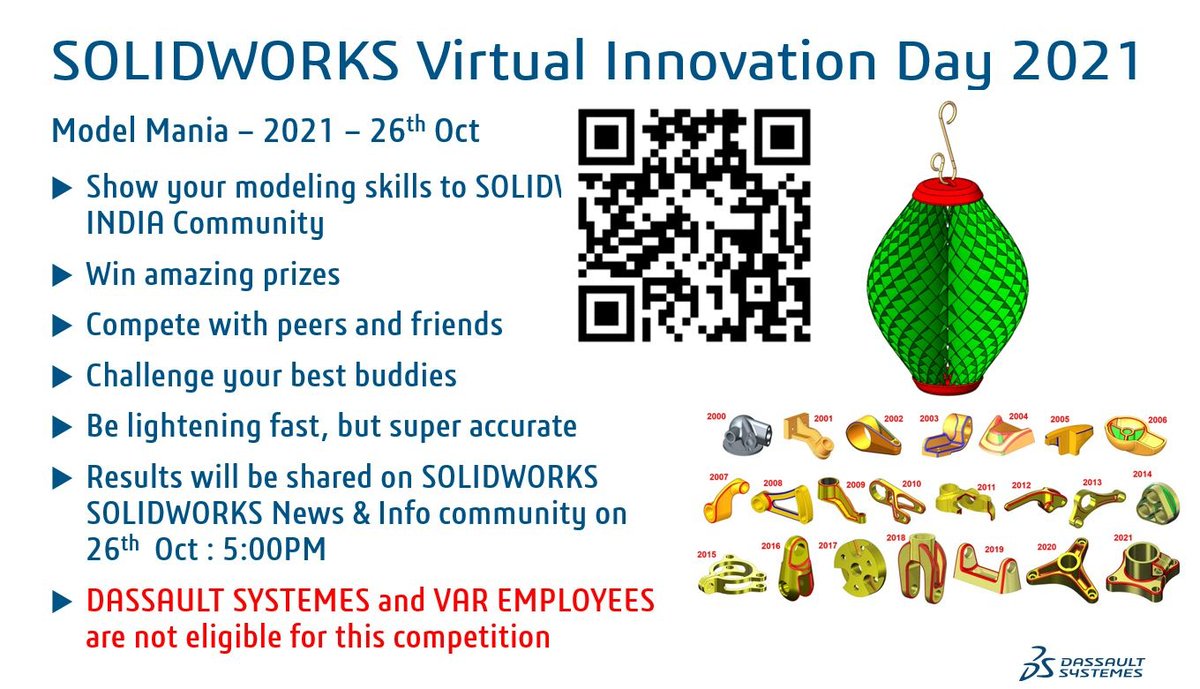 gupta9665's tweet photo. Make sure to participate in the #ModelMania #Contest #SOLIDWORKS #Innovation #Day #SWX2022 #3DEXPERIENCE #3DEXPERIENCEWorks @SOLIDWORKSINDIA @SOLIDWORKS https://t.co/rubyitmiCq