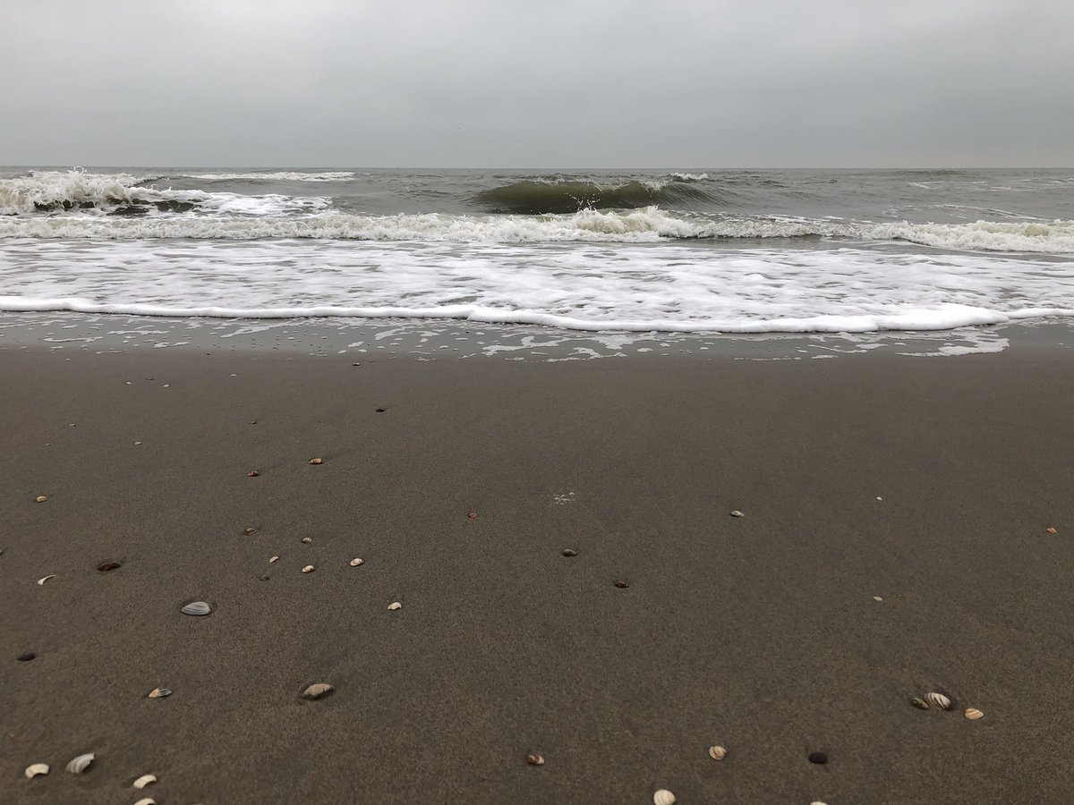 Wat mij nou is overkomen,
loop ik van het strand naar huis,
heb ik de zee meegenomen,
wel genieten hoor, die ruis.
#dagdicht