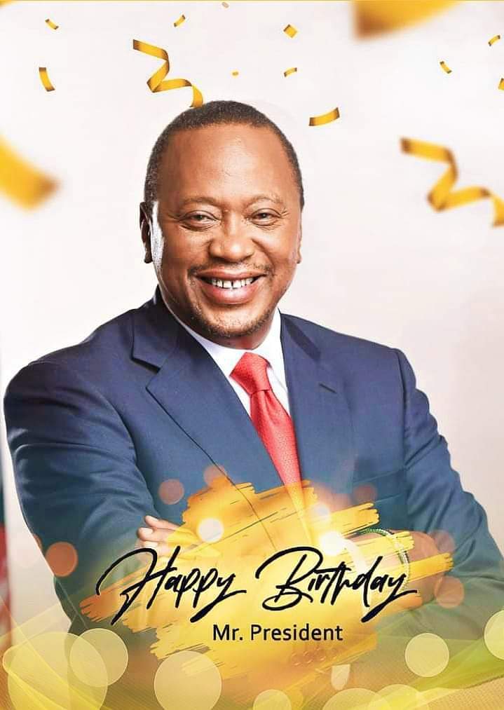 Happy 60th birthday President Uhuru Kenyatta and many more! You are one of Kenya\s best Presidents. 