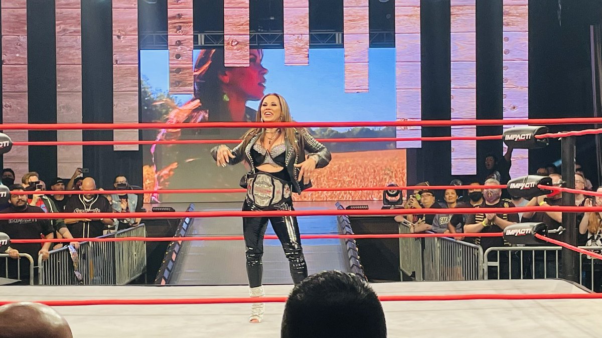 Wwe2k20C's tweet image. So happy that @MickieJames got the title I really feel she has been over looked the last couple of years