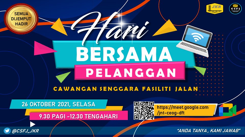 Cawangan Senggara Fasiliti Jalan (CSFJ) tweet media