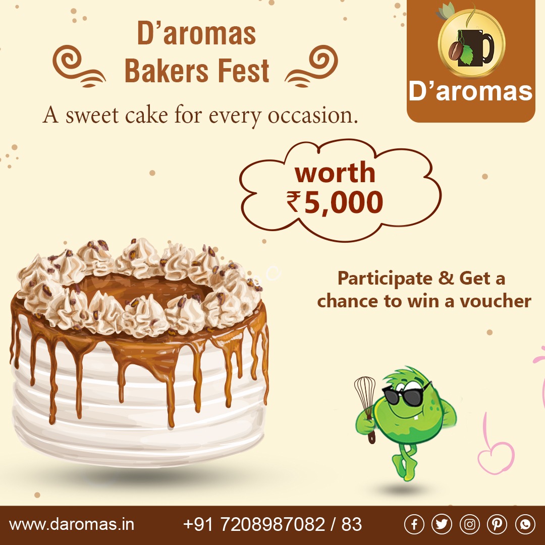daromascoffee's tweet photo. Rules to Participate:
1) Purchase Vanilla Cake Premix and other combos for a minimum value of Rs. 1,000/- from our website.
2) Use those products for the contest &amp; prepare a delicacy cake.
3) Post the recipe on your feed and tag us.
4) Post with maximum likes win. https://t.co/hHz1I5fZYg