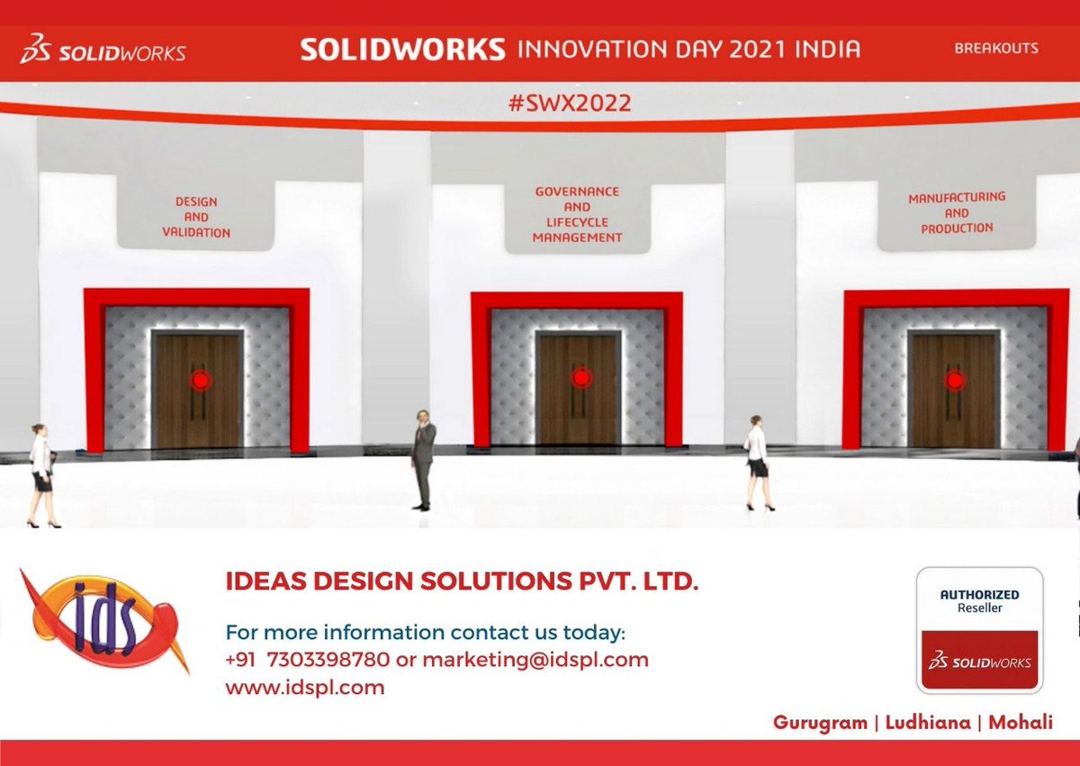 PayalMaluja's tweet photo. #Idspl #SWX2022 #SOLIDWORKS #VirtualEvent #SOLIDWORKS2022 #3DEXPERIENCEWorks #CloudCompanion #3DSIndia #InnovationDay https://t.co/Dbmr1pnWZV