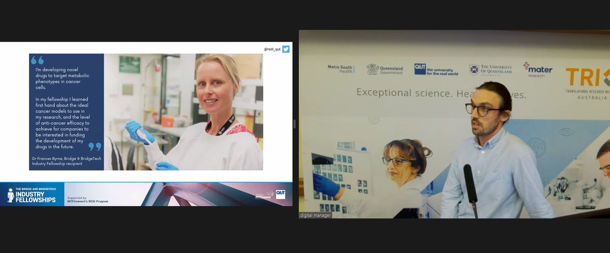 Fantastic to represent at the 2021 MTP #Career Symposium at @TRI today to share our program highlights &amp; hear #medtech &amp; #pharma industry insights <a href="/BridgeTech_/">BridgeTech Program</a> <a href="/QUT/">QUT</a>