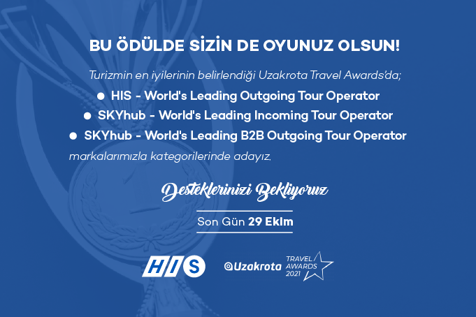 histurkiye's tweet photo. Uzakrota Travel Awards'ta 3 kategoride adayız! 🏆

Bize oy vermek için tıklayın: https://t.co/vBuO050Im1

@UzakRota https://t.co/a6oge0lgqn