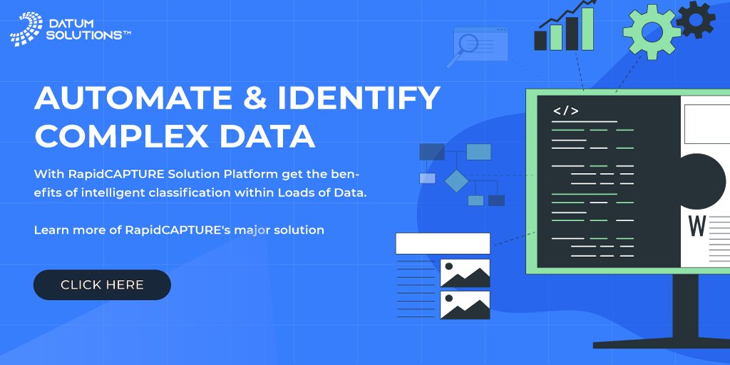 _Datumsolutions's tweet image. RapidCAPTURE’s Intelligent Extraction executes predefined validation rules at the batch, document and page level ensuring high-level data quality for document processing. 

Click to know more: dcgteam.com/News/advanced-…

#datum #rapidcapture #digitaltransformation