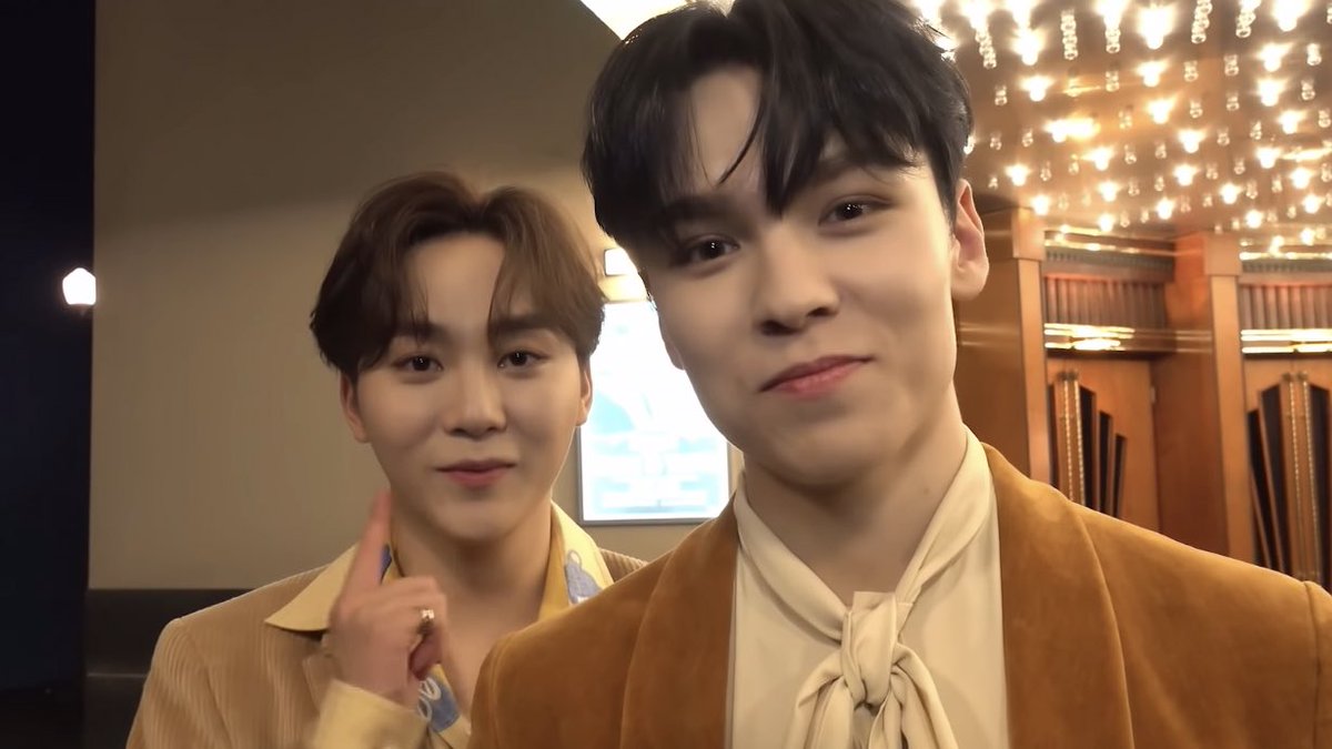 vernacesm's tweet photo. seungkwan asking vernon who does he think fits the cb concept the best – a never ending saga https://t.co/Ch3Wxrfu3R