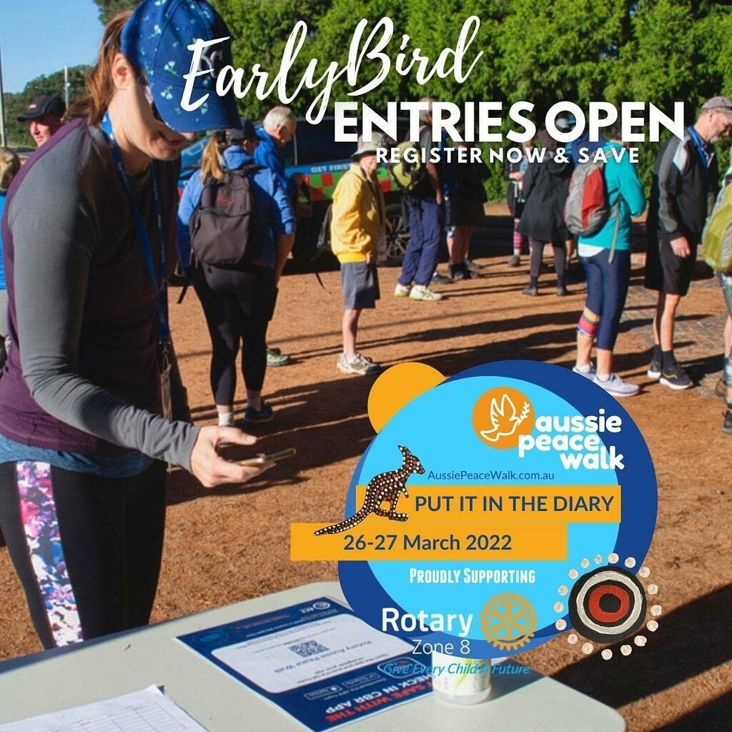coach_chris's tweet photo. We’ve opened EarlyBird registration for the 2022 Aussie Peace Walk. https://t.co/eToUTl4maJ  https://t.co/TXyiv6Z9Zk https://t.co/6S1T2BGGd3
