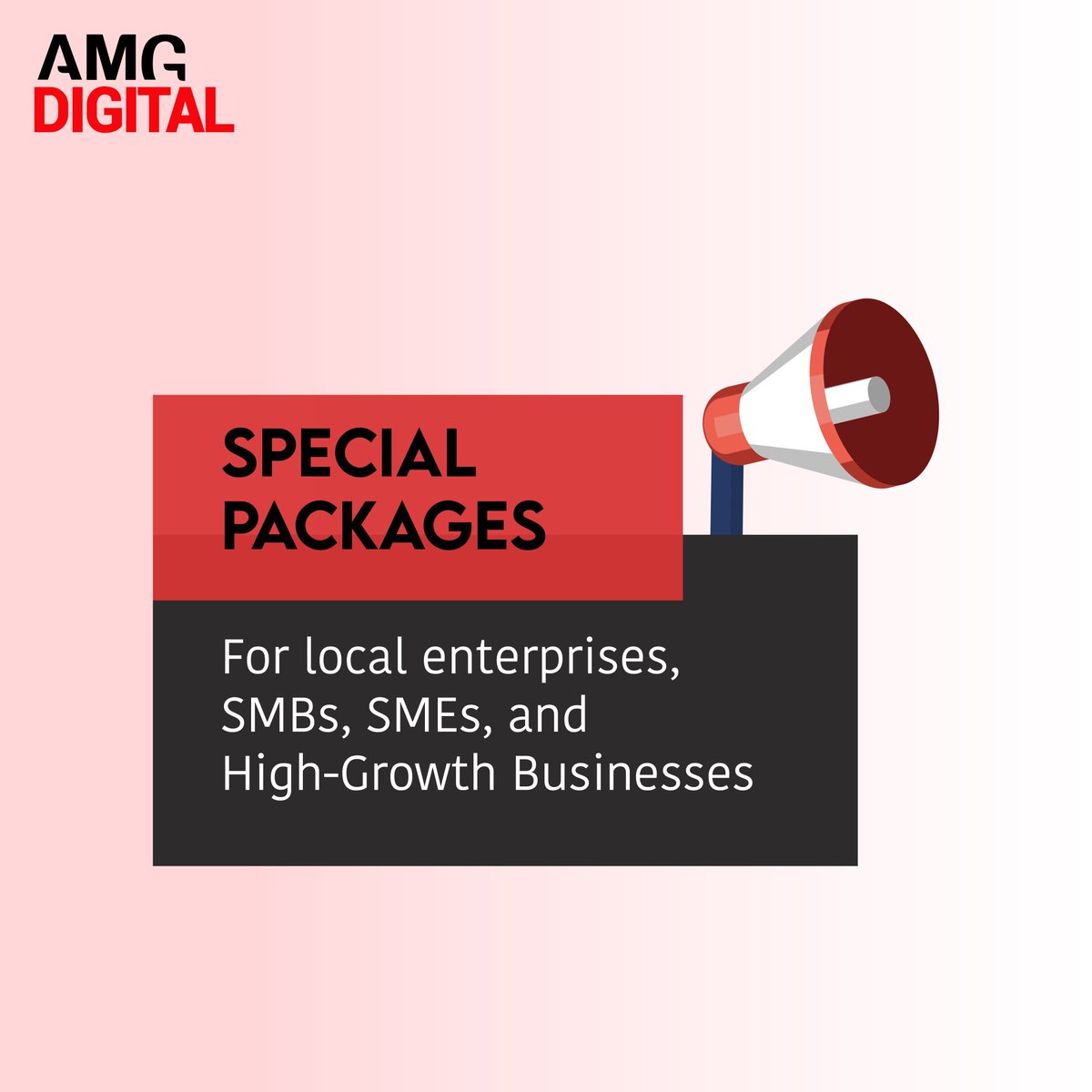 amgdigitalbh's tweet photo. We offer Digital Marketing Solutions customized for small, medium and large-scale enterprises to help unlock potentials, generate new opportunities and offer more value to customers.

For more details, contact +973 35971999 or email dm@amgdigitalbh.com https://t.co/OsWUM0BZ3q