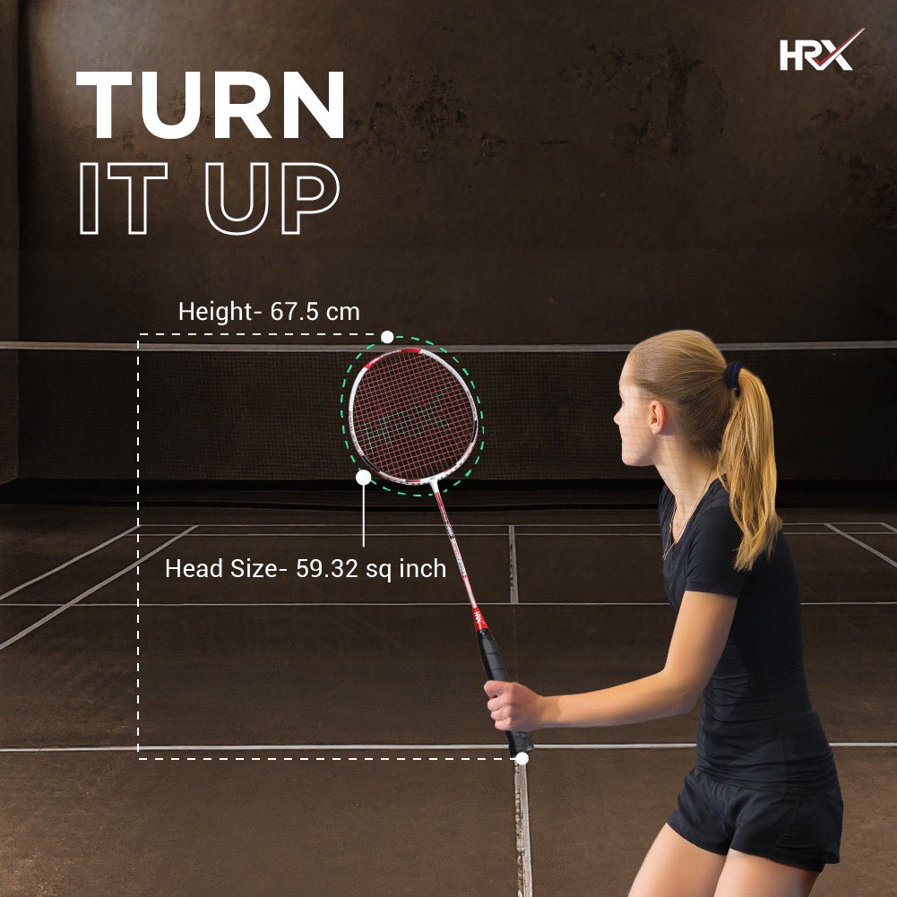 hrxbrand's tweet photo. Gain an edge over the competition, and conquer the badminton court with the Carbon Force 2000 racquet ๐ฅ๐ธ
Engineered with 3D Power Matrix technology, high tension strings, and a flexible shaft - Itโs time to #FlexWithHRX.
Shop now: https://t.co/5wVOB7YXeC https://t.co/F1E6SdAPgV