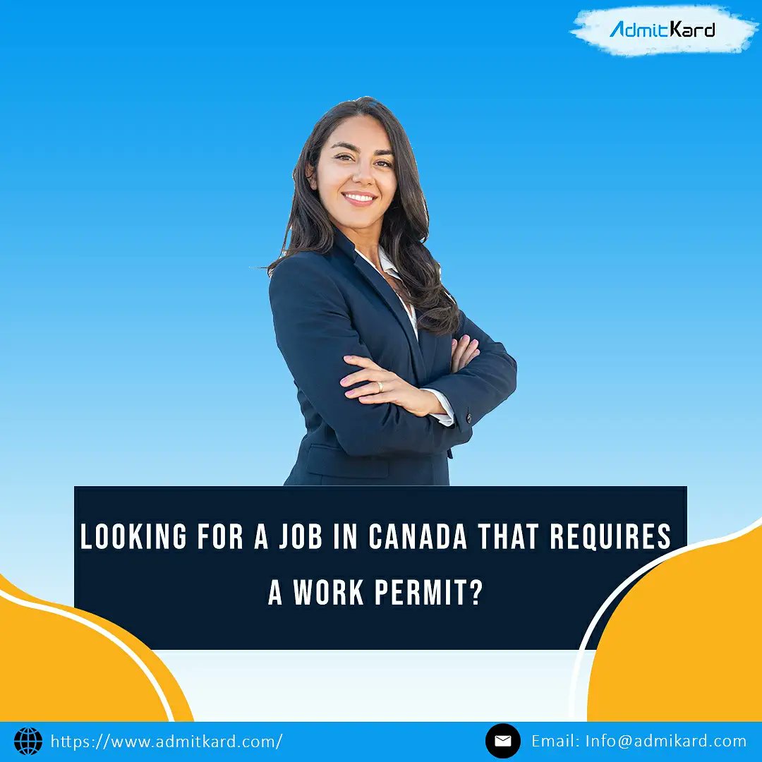 admitkard's tweet photo. Looking for a job in Canada that requires a work permit?
CHECK OUT THE POST AND SHARE IT WITH YOUR FRIENDS.

#canadajobs #canadastudents #jobsincanada #lmia https://t.co/GApwx5tafR