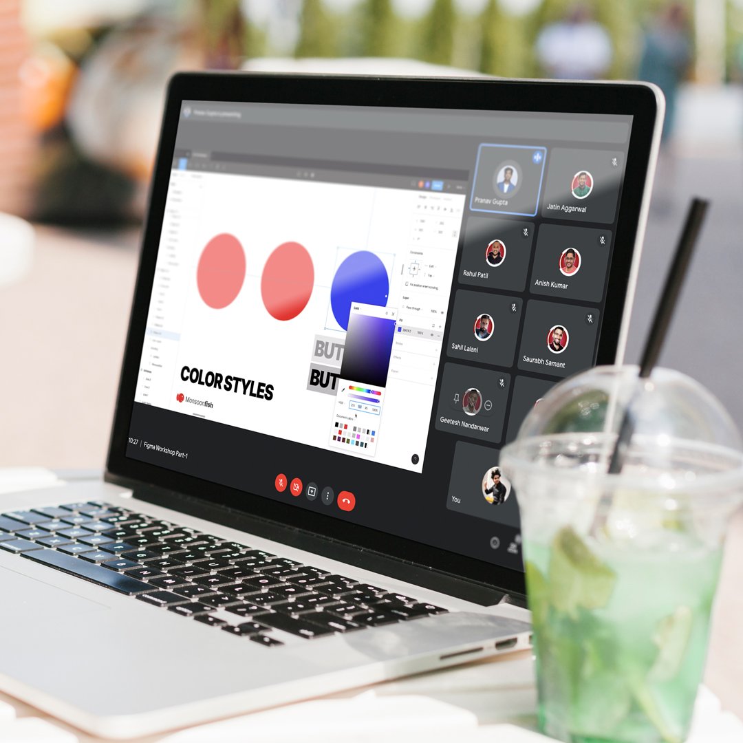 monsoonfish's tweet photo. Our LIVE workshop on Figma basics, features and plugins (Part - 1). 
#monsoonfish #uiagency #uxagency #pune #uxdesign #uxdesigner #uxinspiration #uiux #figma #figmadesign #figmatips #workshop #liveworkshop #livesession #weekendsession #uidesigner #webdesigner #uxdesigner https://t.co/uc5Q94RdN2