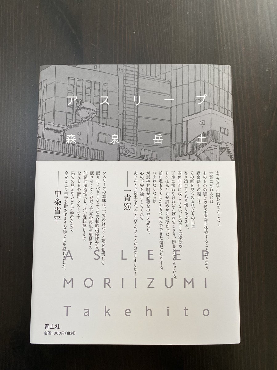『アスリープ』2刷届きました! 書店さん、ネットショップの在庫も復活すると思います。ますますご贔屓に。 