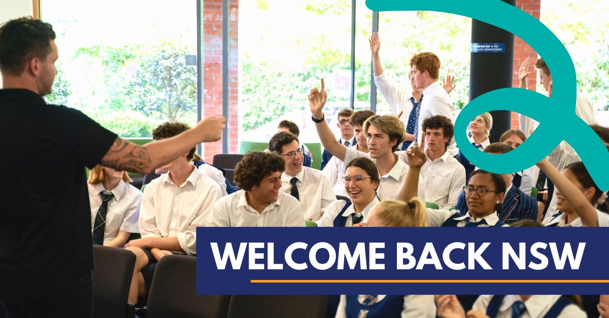 BurnBrightAU's tweet photo. As schools come back in NSW this week, we can't wait to be back working with students and teachers to gear up for the rest of 2021 and build solid foundations for 2022. What's one thing you're looking forward to for the rest of this year? https://t.co/UpAs1lYsWp