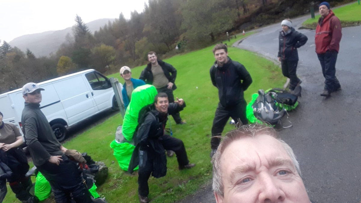 A wet but fantastic first day at the @ACFADofE National Open Gold Expedition. #EveryCadet #GoldDofE #Scotland    @DofEMichelle @ACFADofEScots @ArmyCadetsUK