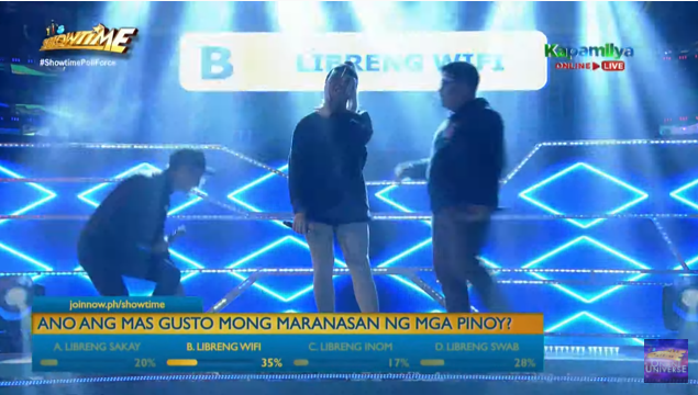 ViceGandaorg's tweet photo. itsShowtimeNa: NaPOLLsuhan ng Madlang People ang Poll-The-Win Question #5 ngayong #ShowtimePollForce Martes! Congratulations! https://t.co/r9JJ1ip3Bp