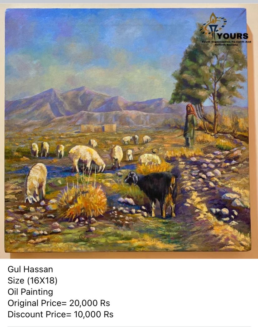 nimra_pirkani's tweet photo. We are thankful to Balochistan Young Artists Group, who generously donated their paintings for 2nd phase of YOURS Harnai Earthquake Donation campaign. We would encourage you to purchase these paintings on 50% discount(special discount by these artists for the victims of Harnai https://t.co/e72nr9vw2p