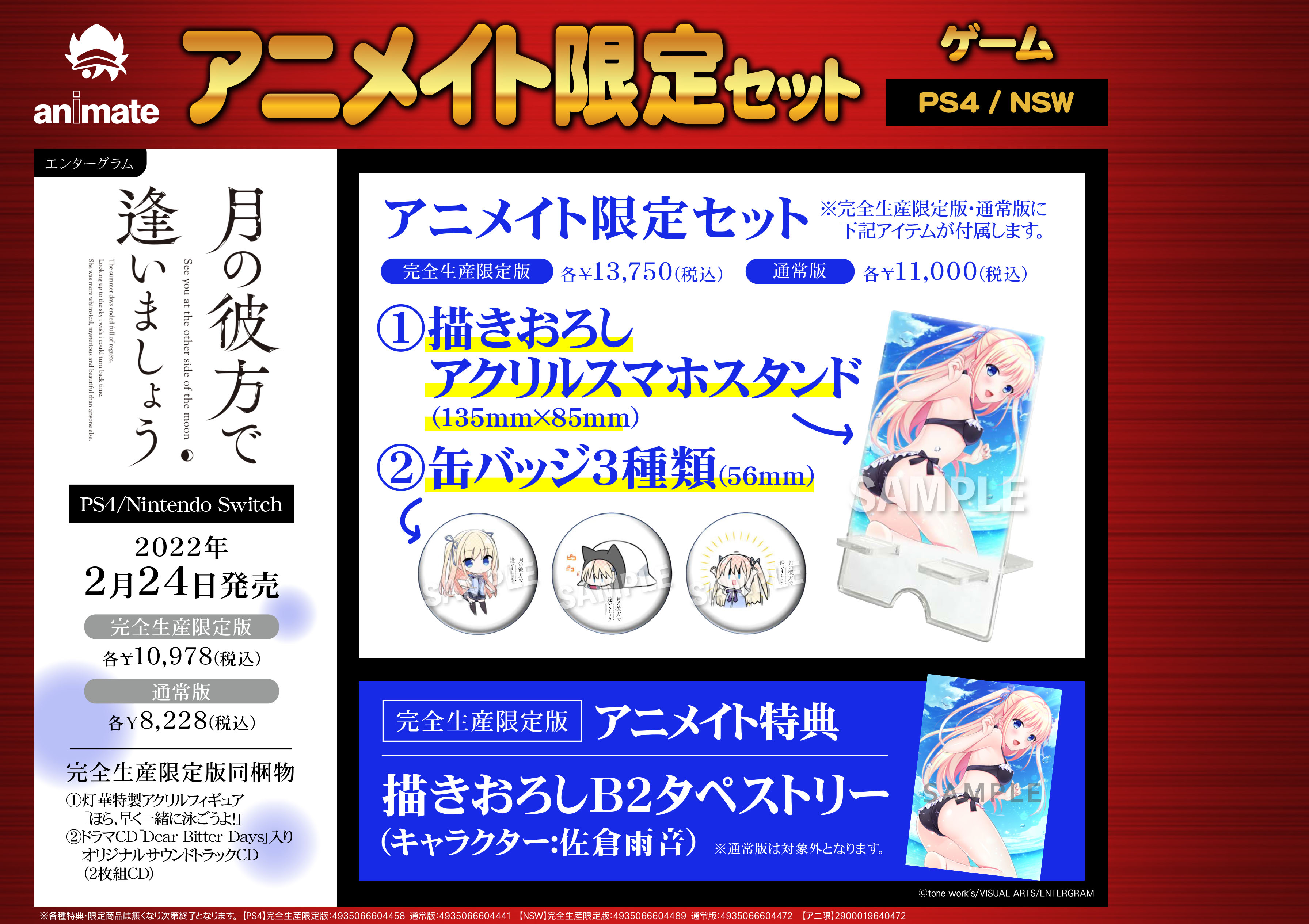 完全生産限定版] 月の彼方で逢いましょう 空しい