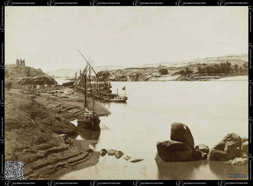 OldAswanPics's tweet photo. صورة عالية الجودة للميناء القديم وأطلال قصر ملة والجزء الجنوبي من جزيرة أسوان (إلفنتين) سنة 1888

#Old_Aswan_Pics https://t.co/8L9Prjbdxl https://t.co/WiWJU6V5Gx