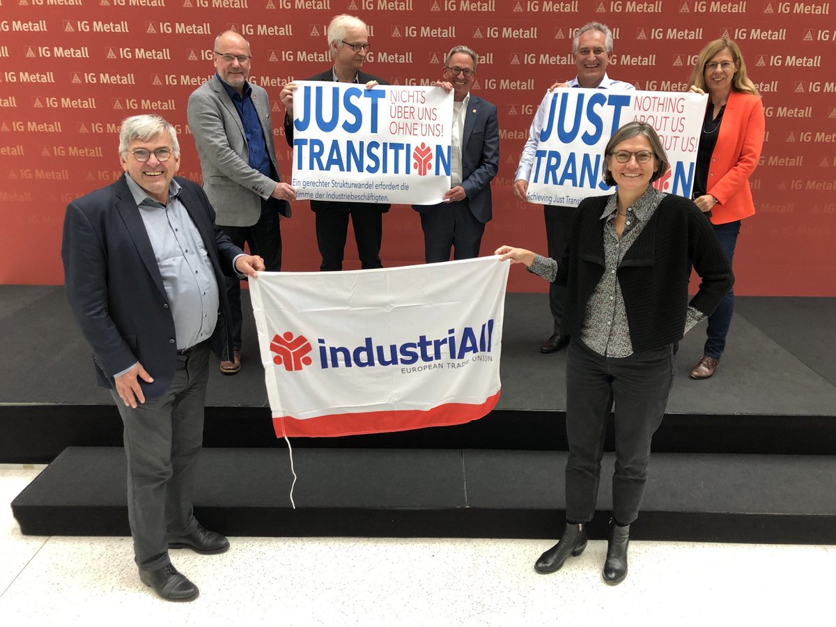LembWolfgang's tweet photo. Nothing About us without Us! Just Transition Action Day #just Transition for all@industriAll_EU https://t.co/0Lx3h0igZV