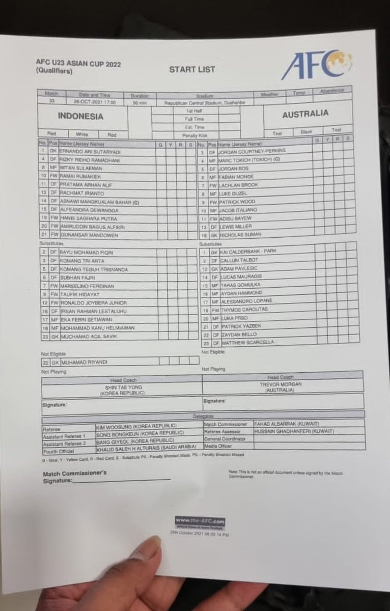 gilig_free's tweet photo. @PSSI Wasit asal Korea Selatan, semoga membawa keberuntungan, Bismillah bisa, 3 point 🙏🙏🔥🔥 https://t.co/uIN1hIasgj