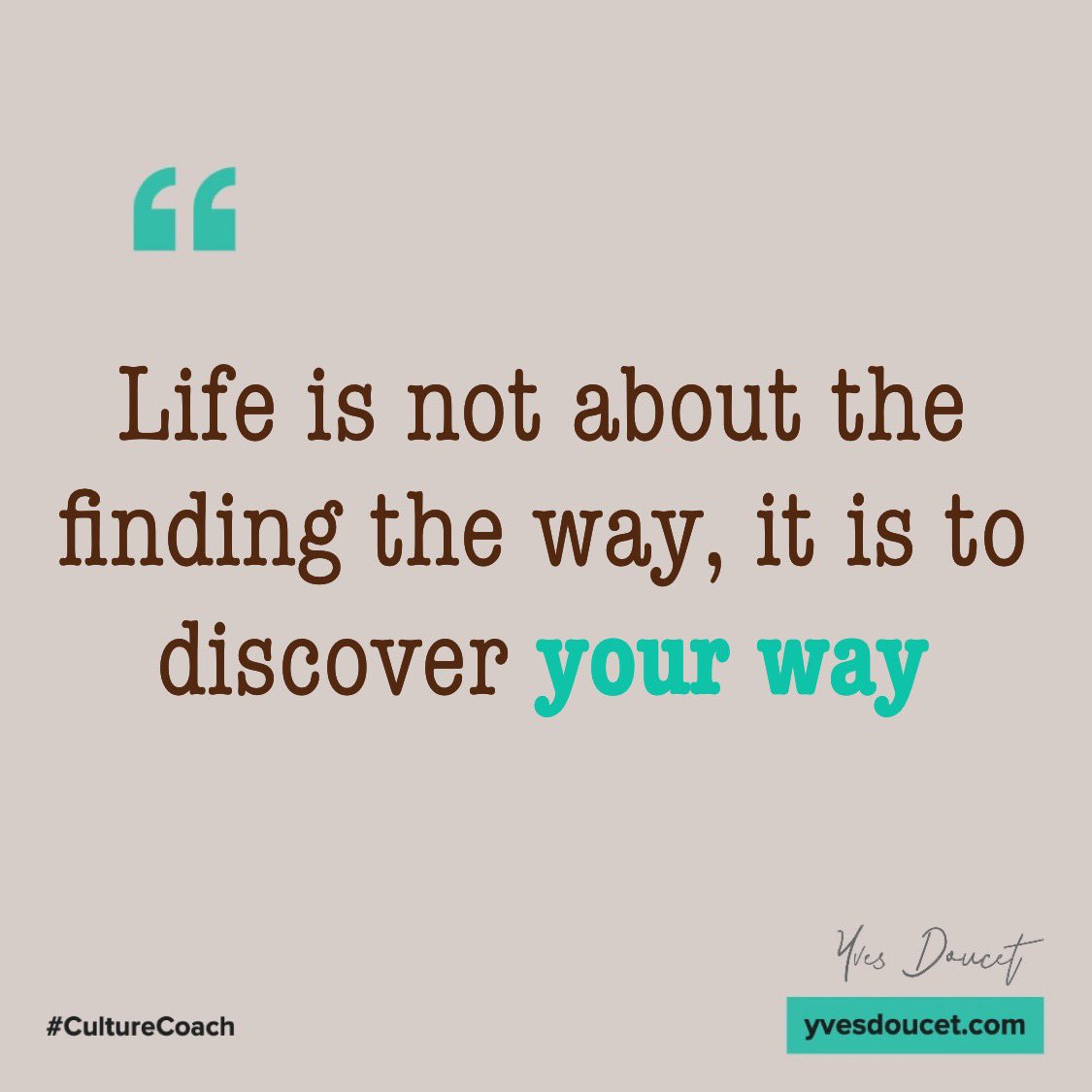 We spend so much time looking outside for the answer, only to discover that our way exist inside and is unique. #coach #leadership showup.io
