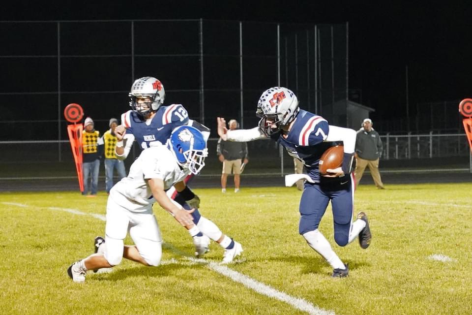 USC_Rebels's tweet photo. Playoff Game Day!!! The USC Rebels (4-4) will face the New Ulm Cathedral Greyhounds (4-4) tonight at Wells Concrete Stadium. If unable to attend, the game will on KBEW radio. However, no livestream due to section guidelines. #prideUSC https://t.co/ajp8fRak4n