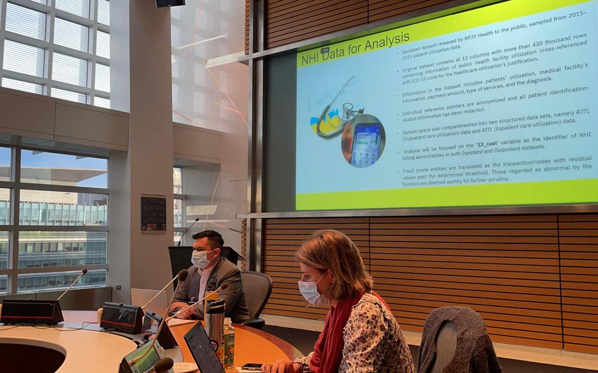 wbg_gov's tweet photo. Our 1st presentation of the day discusses the findings of:
Elaboration of Supervised &amp; Unsupervised Machine Learning Methods as Fraud Detection Tools in the National Health Insurance Policy: Lesson Learned from #Indonesia​​ - Presenter Raisa Annisa

https://t.co/sP8e7EGaHH #DAAPA https://t.co/HLn2HeLjpL