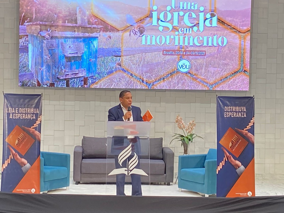 Hoje fizemos o lançamento do #Impacto2021 na sede da Igreja Adventista para 8 países da América do Sul. Serão distribuídos mais de 20 milhões de exemplares. O dia oficial do #ImpactoEsperanca é dia 30 de outubro! Participe! <a href="/evangelismodsa/">Evangelismo</a> <a href="/arenadofuturo/">Arena do Futuro</a> <a href="/presidenciadsa/">Pr. Stanley Arco | Oficial</a>