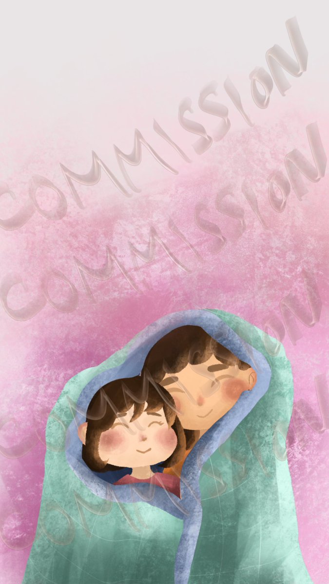 Jemutot's tweet image. Finished a commission! The client wanted a phone wallpaper! And gave me the chance to test out procreate!❤️❤️