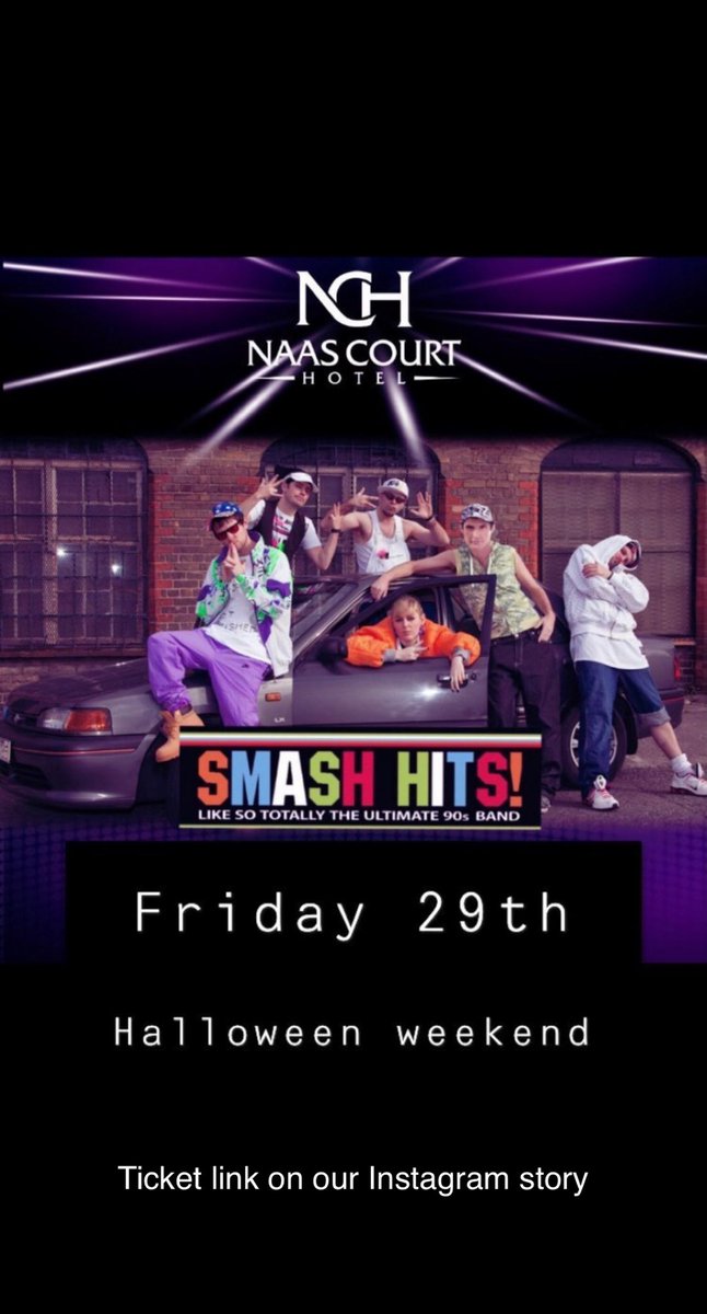 Friday night more tickets on sale 
The amazing smash hits 90s band 

eventbrite.ie/e/riff-shop-na…
